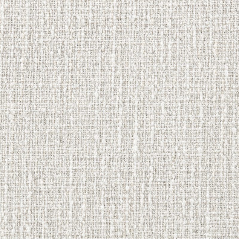 Banc rembourré en tissu crème Hickory, Cream Polyester Fabric, Natural