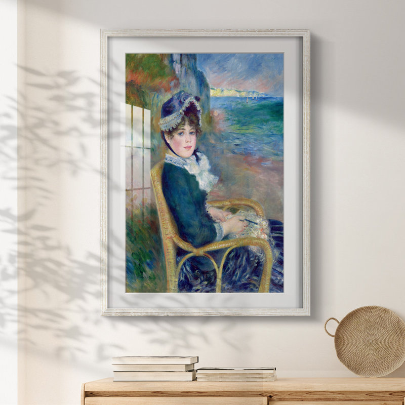 Estes Park - Toile tendue avec châssis, H 28,5 po x l 20,5 po, Blanc