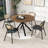 Geraro Round Dining Table with Cross Legs