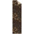 Ottohome Non-Slip Leaves Area Rug For Living Room, Hallway Runner, Entryway Rug, Brown-103305835