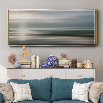 Setting Sun- Framed Canvas