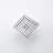 6 Inch Grid Shower Floor Drain