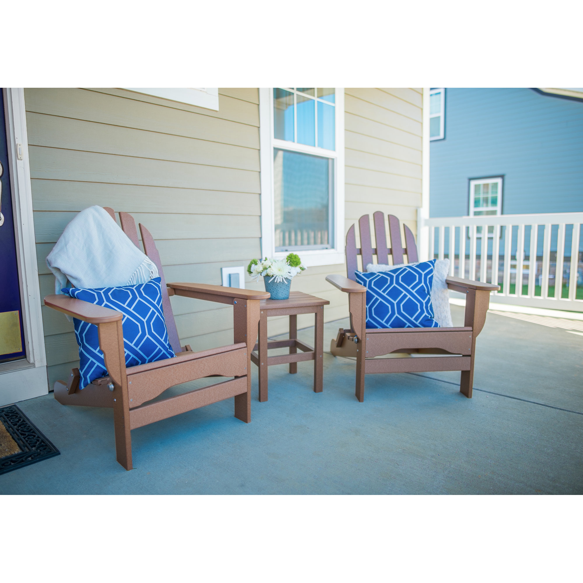Leighton 2 - Person Patio Conversation Set, Teak