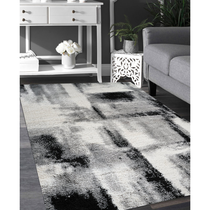 Armannai Performance Abstract Indoor Rug, Rectangle 6'6" x 9'6"