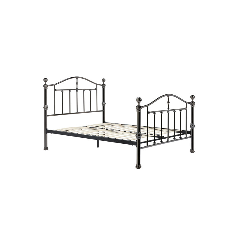 Soho Bed Frame, Kingsize (5'), Black Nickel