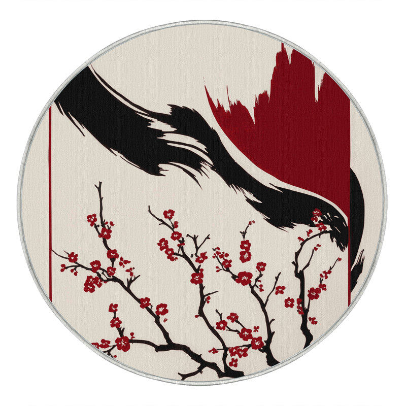 Blossom Ripples Rug, Round 5'