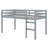Sturdy Wooden Loft Bed with Ladder & Strong Slat Support-1663515509