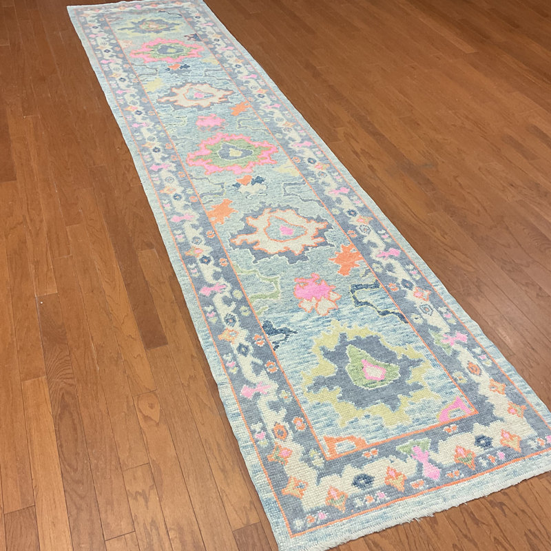 Bungalow Rose Handmade Turkish Oushak Wool Runner