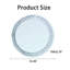 Miroir rond en cristal 33,46 "(85Cm)