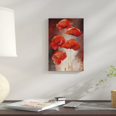 «Poppy Bouquet I», reproduction sur toile