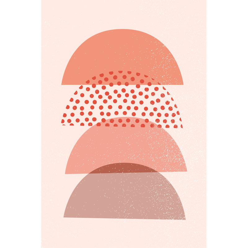 Geometric Balance Shapes - Wrapped Canvas Print, 46cm H x 30cm W x 3.8cm D