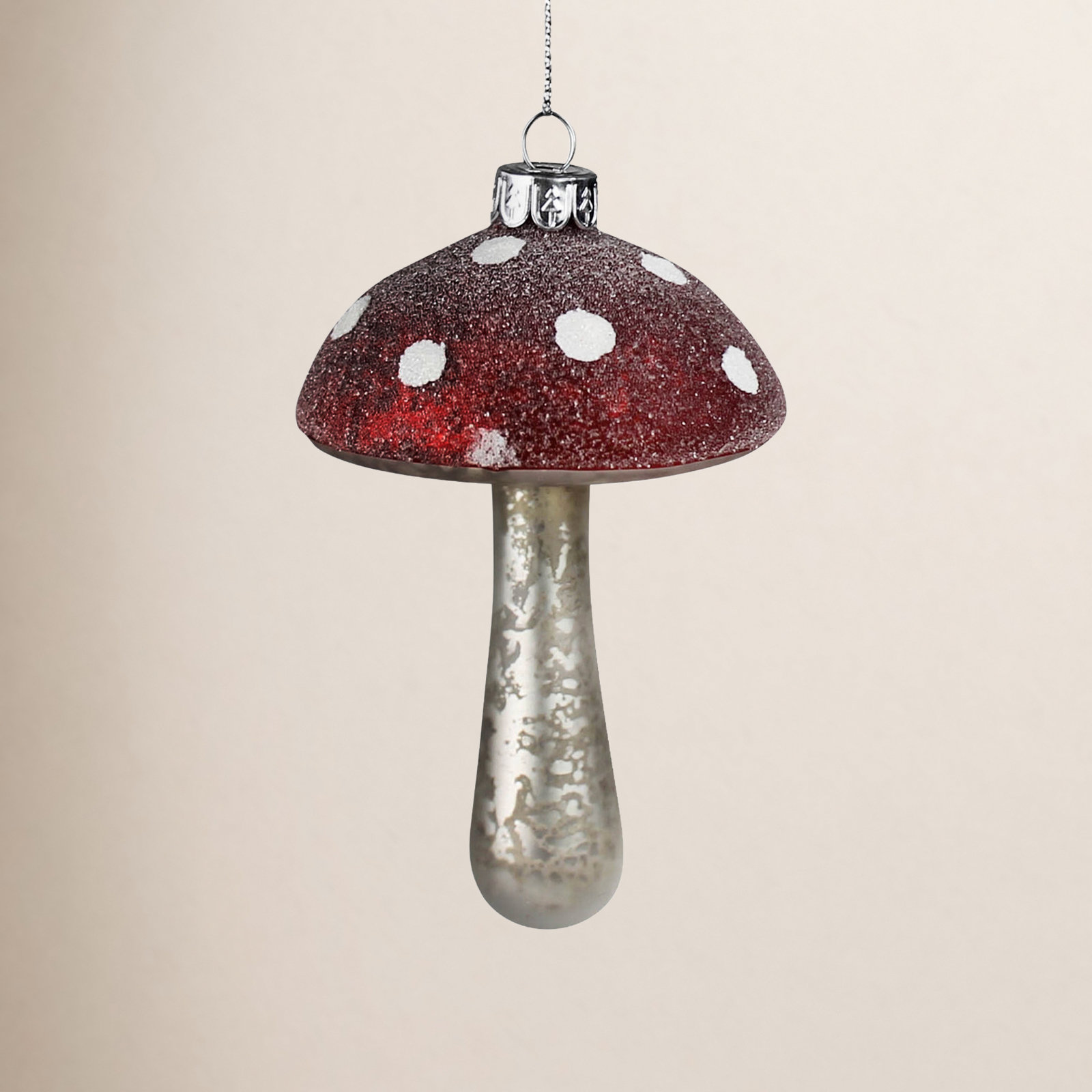 Mushroom Christmas Hanging Figurine Ornament