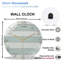 Horloge murale horloge 12 po