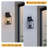 20" Outdoor Wall Light 2-pack, Modern Black Exterior Wall Sconce Lantern, Waterproof Anti-rust Porch Light With Clear Tempered Glass For Garage, Patio, Entryway (bulbs Not Included)