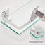 Tablette murale flottante en verre