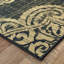Tapis oriental noir / brun clair intérieur / extérieur Junor-29515434