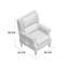 Fauteuil inclinable manuel masseur de 30,75 po avec masseur Taiyo-894349427