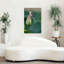 Nesting Bird On Lotus Bud Delicate Peaceful Serene Bird Lotus Nature Tropical Wall Art Print 1 Piece Wrapped Canvas Wall Art-788632216