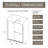 Glass Shower Door, 30 - 60 In.W X 72 In.H Shower Sliding Door Walk-In Shower Screen Dual Usage,1/4 Inch Thick Glass Panel With Stainless Steel Handle, Supporting Bar
