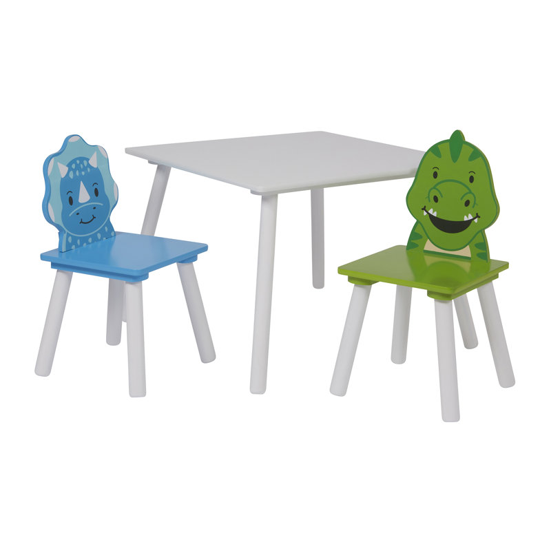  Kids Dinosaur Table and Chairs Set