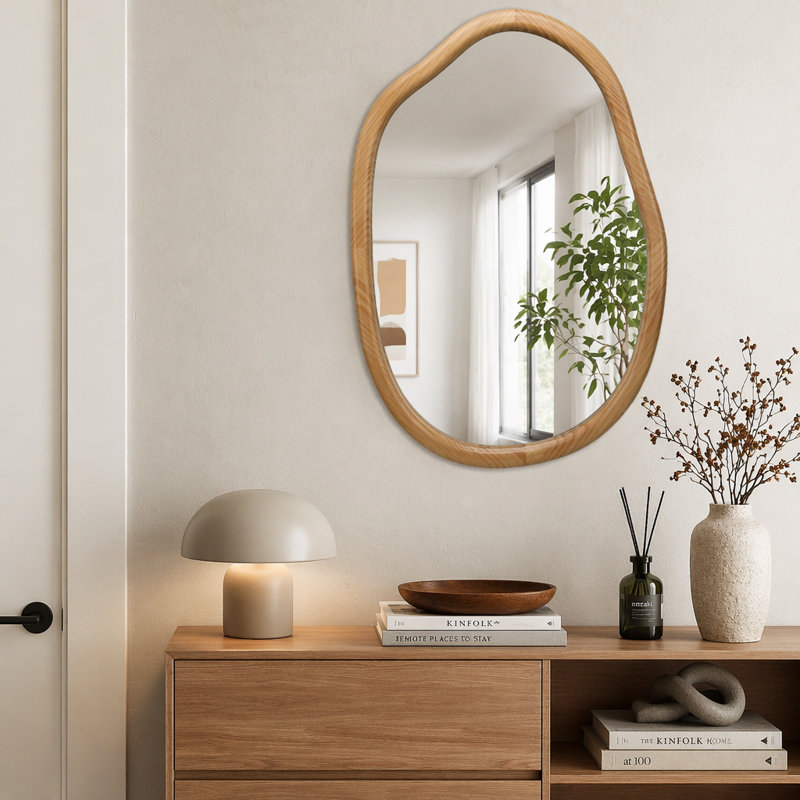 Miroir mural irrégulier décoratif