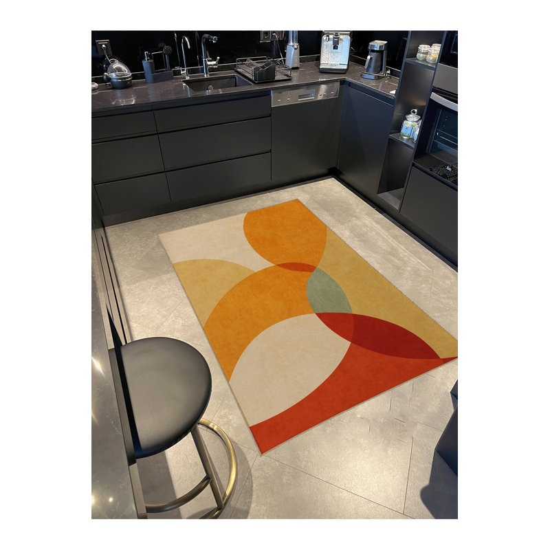 Tapis beige tissé Mosso, 4'11" x 7'7"
