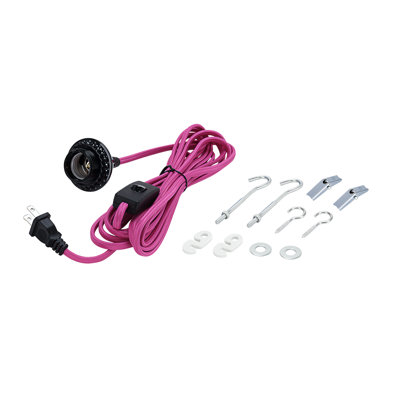 Plug-in Hanging Socket Pendant Fixture Lighting Kit