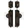 Nostalgic Warehouse Egg & Dart Entry Set with Mission Knob