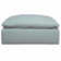 Sunset Trading Cloud Puff 7 Piece 176" Wide Slipcovered Modular Sectional Sofa With Ottomans | Stain Resistant Performance Fabric | Ocean Blue