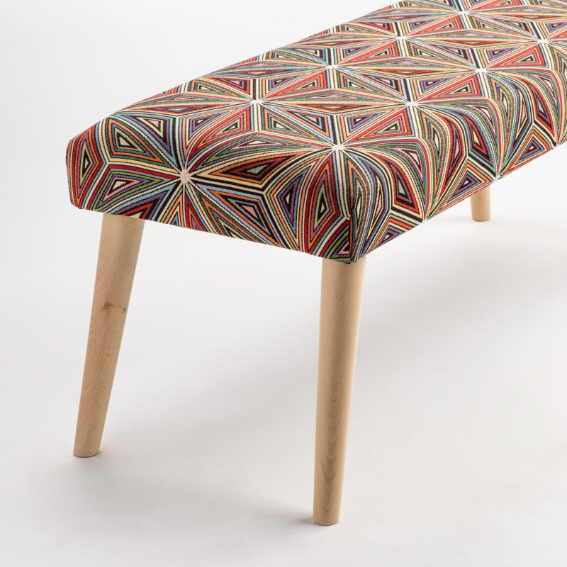 Riceville Velvet Upholstered Bench, H40 x W100 x D30cm