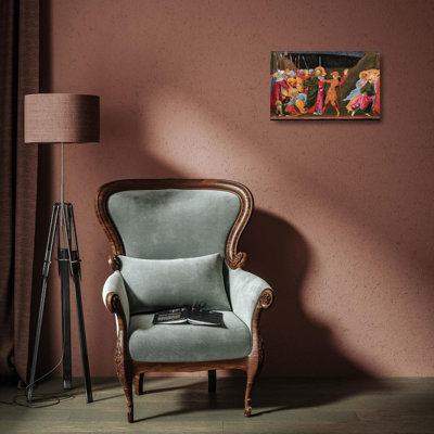 «The Betrayal of Christ» par Sassetta - Art mural sur toile tendue avec châssis