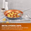 Gotham Steel 5 Piece Nonstick Round Cookware Set with Stay Cool Handles & Dishwasher Safe