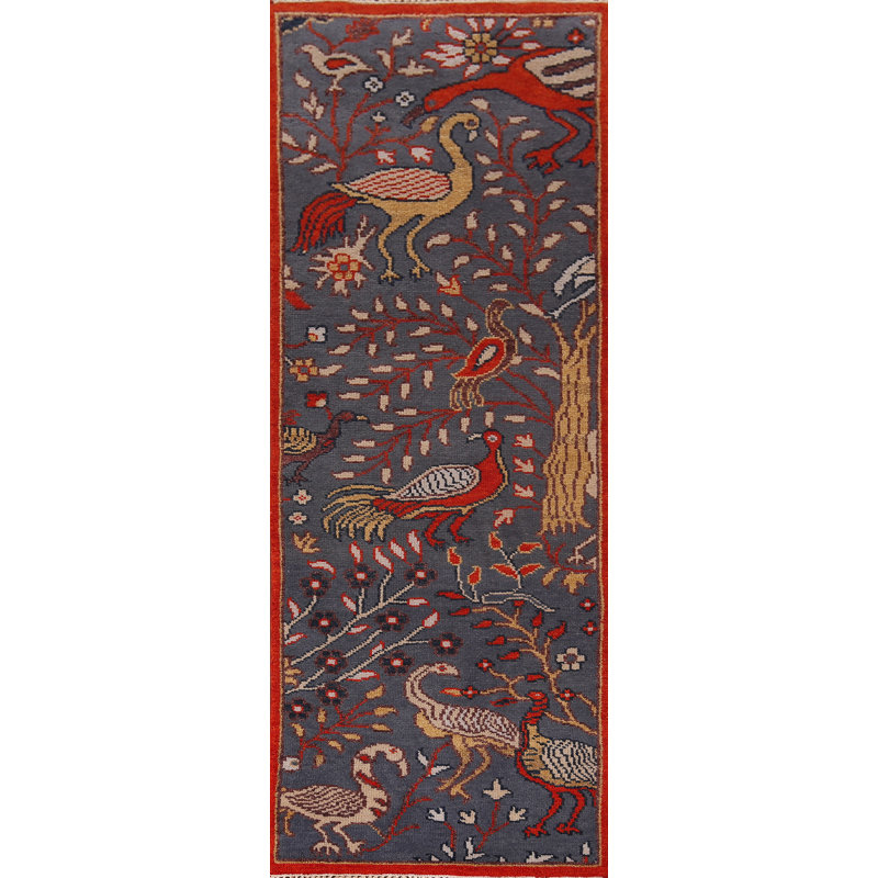 Tapis de couloir indien animaux 8 pi Ziegler