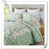 Motif floral vert sélectionné