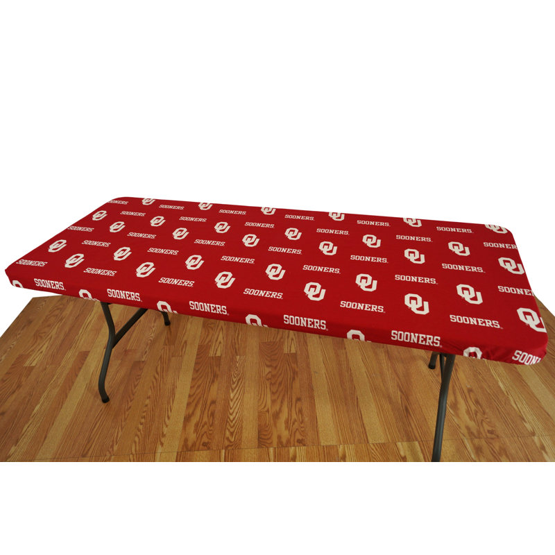 NCAA Outdoor Patio Table Cover, 96" W x 30" D, Oklahoma
