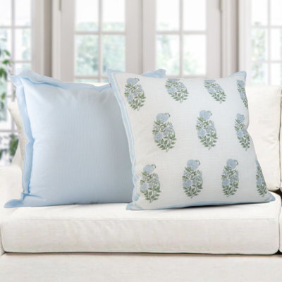  Cotton Throw Square Pillow Cover