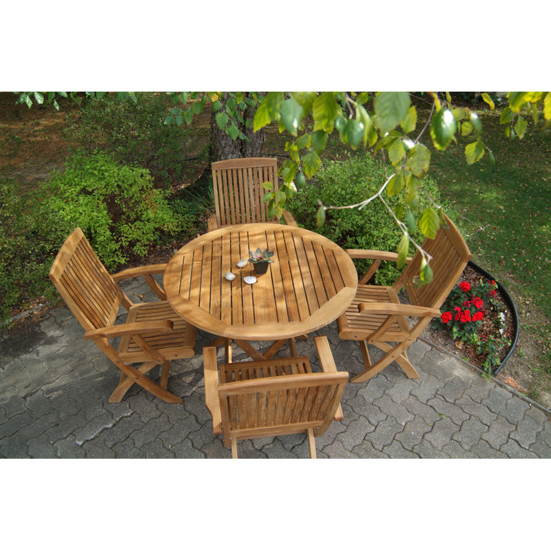 Cambridge 40" Folding Teak Dining Table