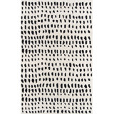 Dey Wool Geometric Area Rug in Off-White