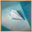 Papier, avion, bleu, dégradé bleu, conceptuel, conception moderne-124932121-124932119