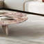 Table basse rose en marbre naturel-2030566105