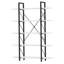 Kazys 71"H x 47"W 5-Tier Wood Vintage Industrial Etagere Bookcase-372559146
