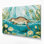 Art animalier sur toile vert