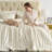 Luxury Velvet Bedding Comforter Sets 3 Pieces. Lightweight fluffy and soft velvet comforter set-126230935-126230937