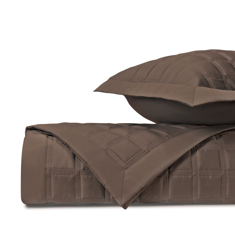 Athens 100% Cotton Sateen Coverlet, Ricco, King Coverlet