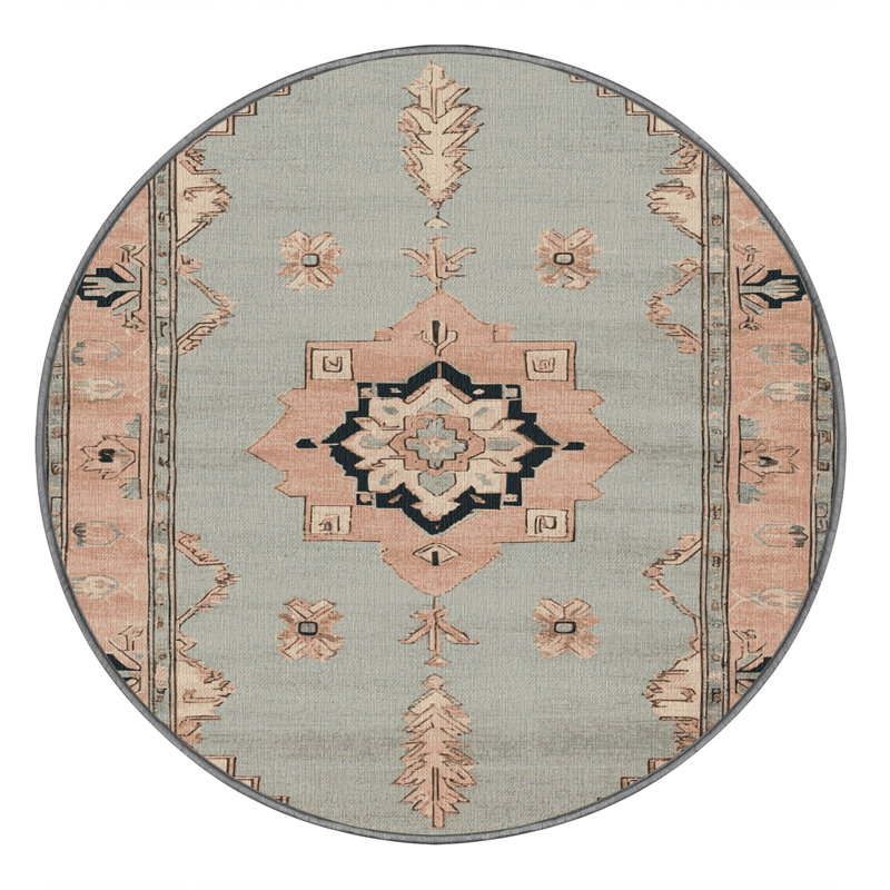 Machine Washable Afyon Gray Area Rug