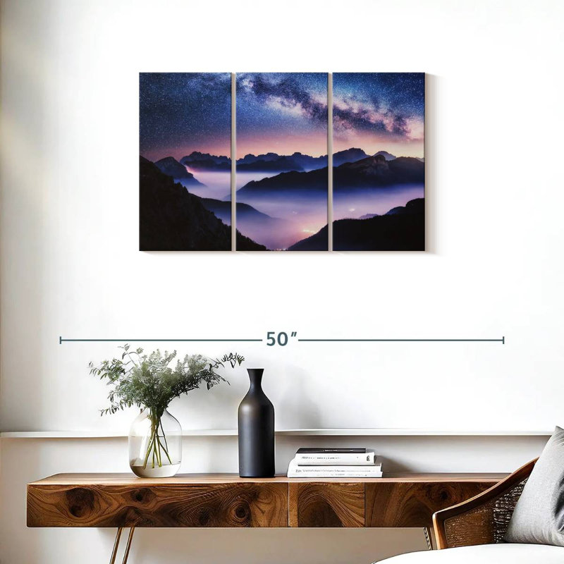 Oberle Bright Starry Night, 20" H x 33" W