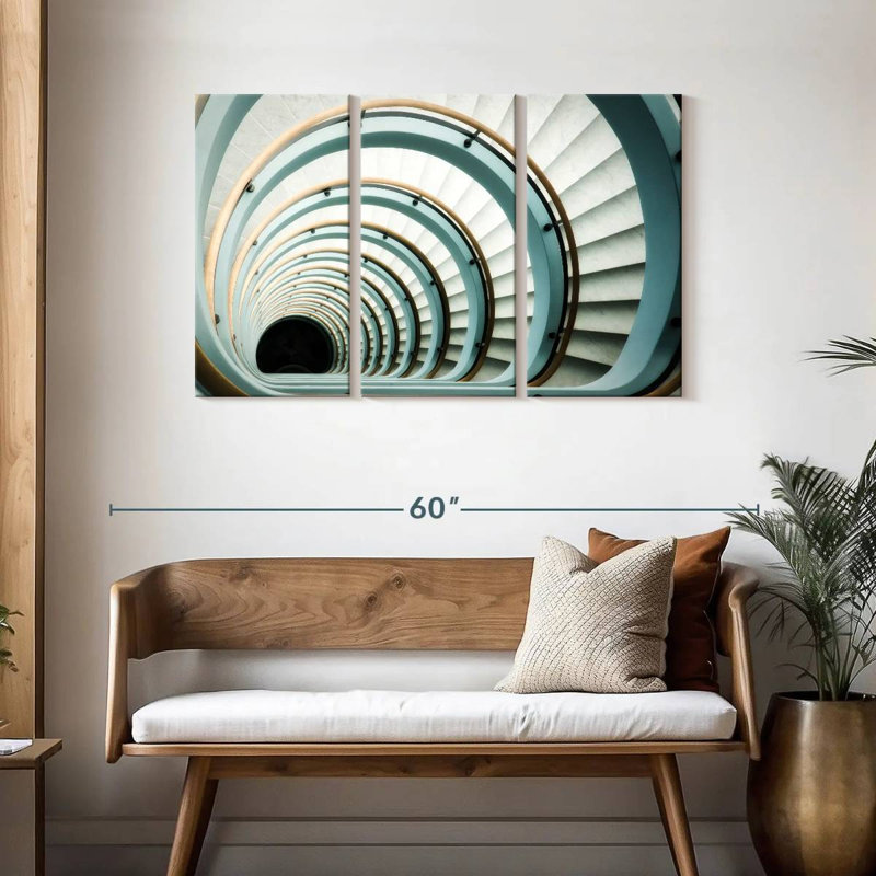 Lilie Long Staircase, 28" H x 45" W