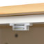 Îlot de cuisine mobile à roulettes, armoire de rangement et barre de petit-déjeuner à abattants, porte-épices, porte-serviettes et tiroir-1328470234