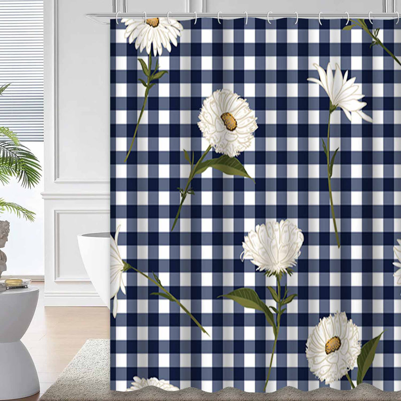 Rideau de douche Summer Floral, L 72 po x l 84 po