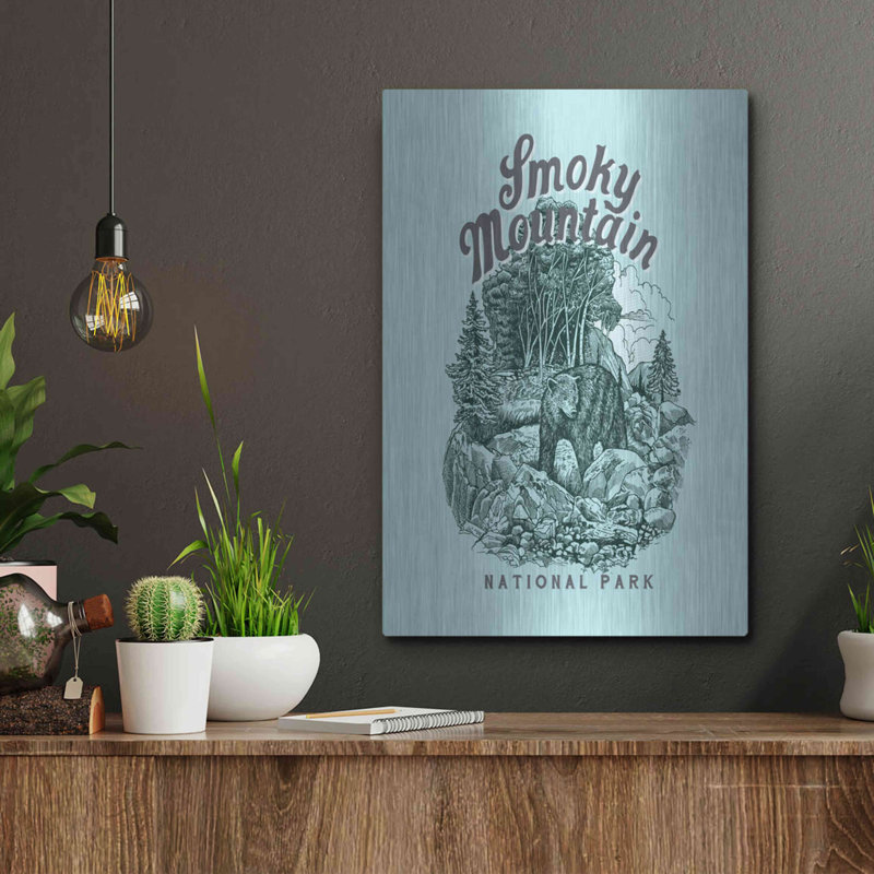 "Smokies" par Rachel Caldwell, H 16 po x l 12 po